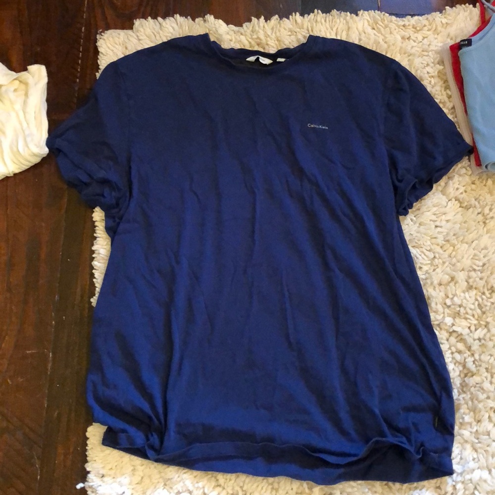 blue calvin klein top
